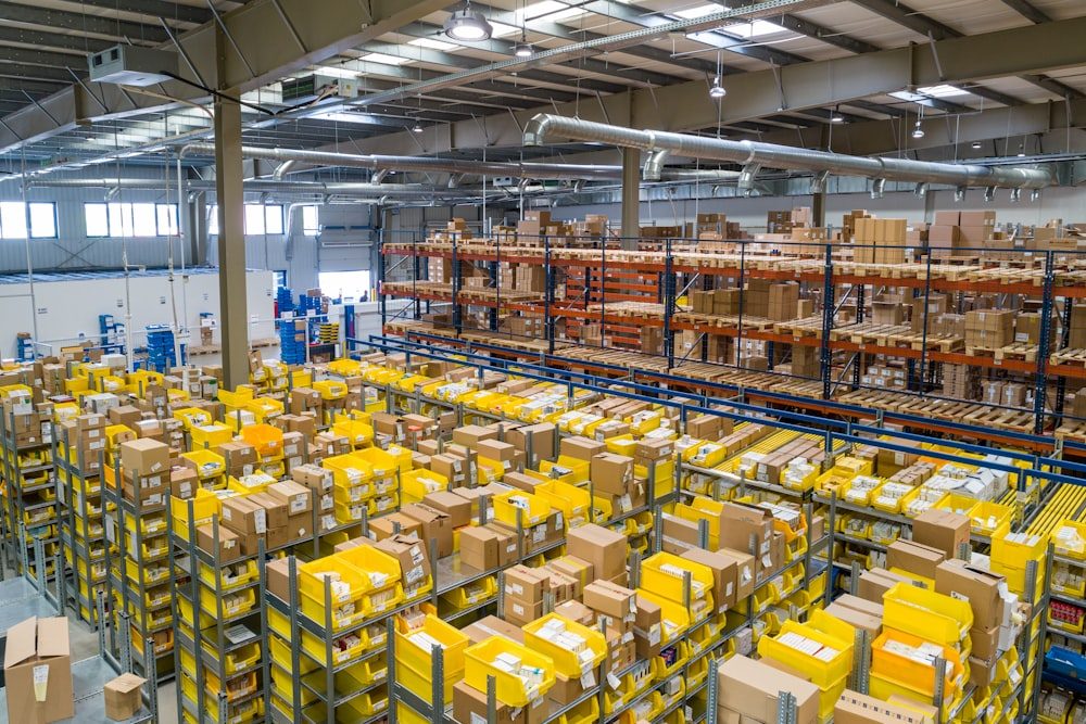 A-to-B dedicated van delivery loading at a UK warehouse